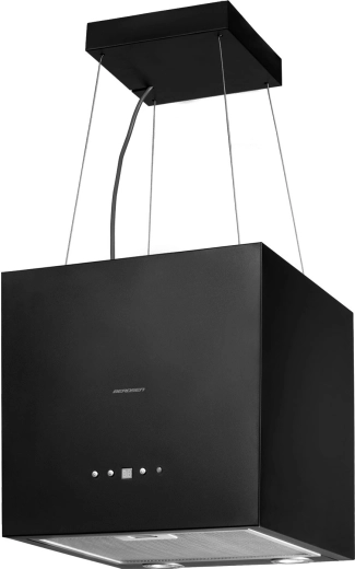 Elegant bordemhængt design i mat sort