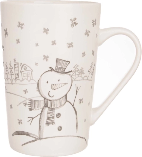 Porcelænskrus snemand 470 ml