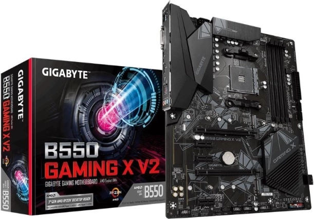 Gigabyte B550 Gaming X V2 – AM4 bundkort med DDR4, HDMI/DVI, M.2, ATX