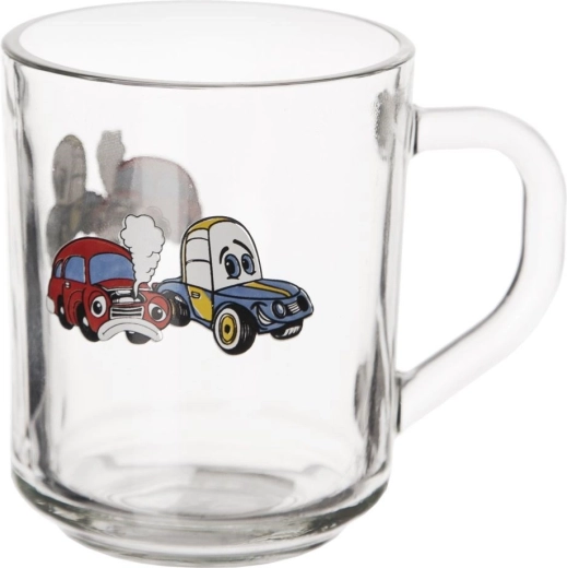 Orion glas-krus med biler 230 ml