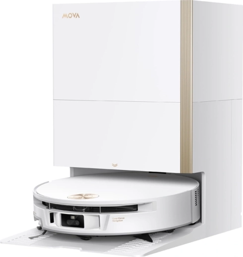 MOVA S70 Ultra Roller robotstøvsuger med gulvvask og dockingstation (hvid)