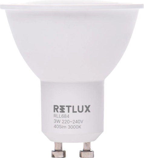 LED-pære Retlux GU10 3 W varm hvid