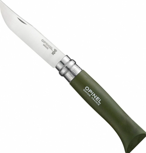 Opinel N°08 Trekking lommekniv, khaki