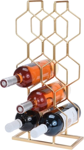 Sikker vandret opbevaring af op til 8 flasker