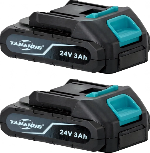To 3 Ah batterier til uafbrudt arbejde