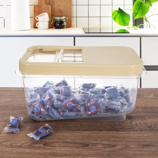 Skydelåg til hurtig dosering