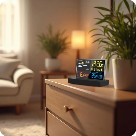 DCF-ur, alarm og komfortabelt indeklima