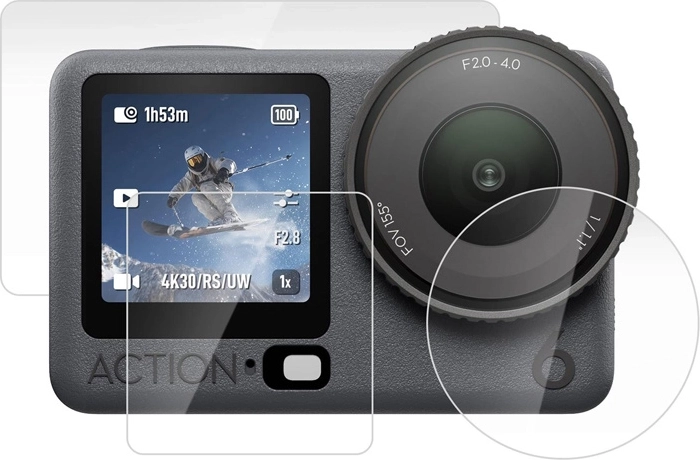 Puluz hærdet glas sæt til DJI Osmo Action 6 (3 stk)