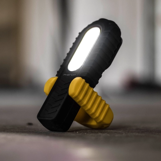 Genopladelig montagelampe 2 i 1 med COB-LED og USB-C