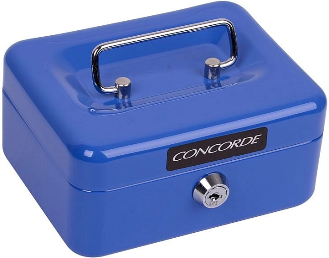 Metal-kasse Concorde 11 blå