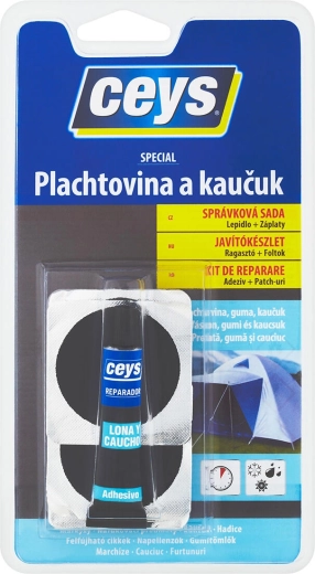 Lim til presenning og kautsjuk 7 ml + 4 lapper CEYS