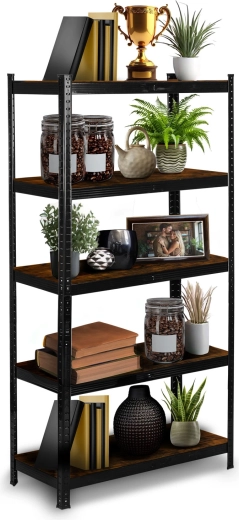 Holdbar stålkonstruktion i sort