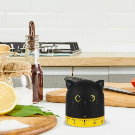 Sødt design med sort kat