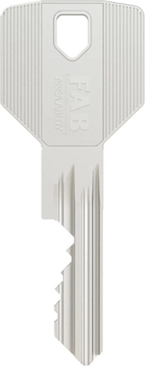 Sikkerhedskort og 5 nøgler i pakken