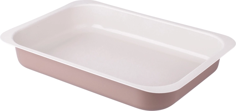 Presset bageplade 36 × 26 cm Caffe Creme med non-stick-belægning