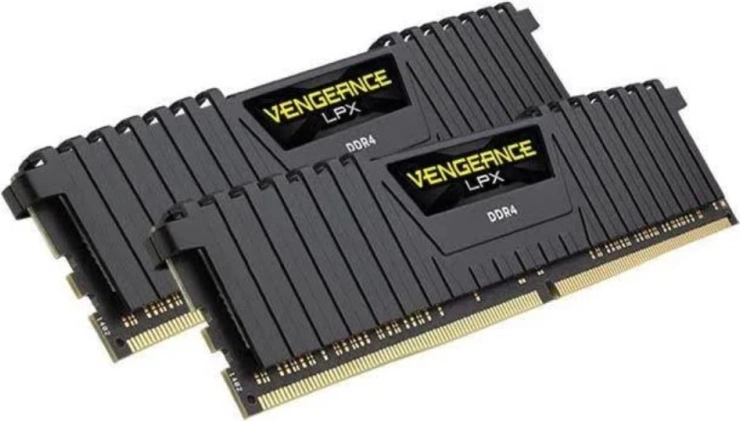 Hukommelse DDR4 Vengeance LPX 16GB/3200 (2*8GB) SORT CL16 Ryzen hukommelsessæt