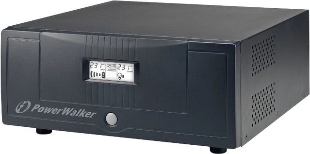 Inverter 1200 VA med oplader 20 A, ren sinus PSW, Schuko - 1 stk.