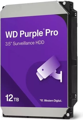 Harddisk Western Digital Purple Pro 12TB 3,5" 256MB SATAIII