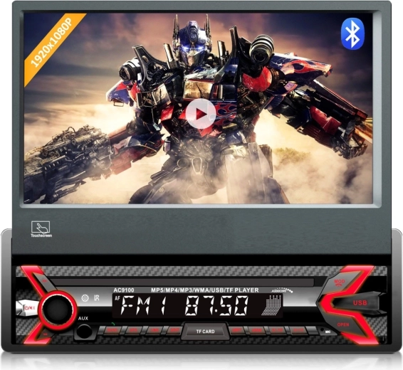 LCD-radio med berøringspanel RDS AC9100