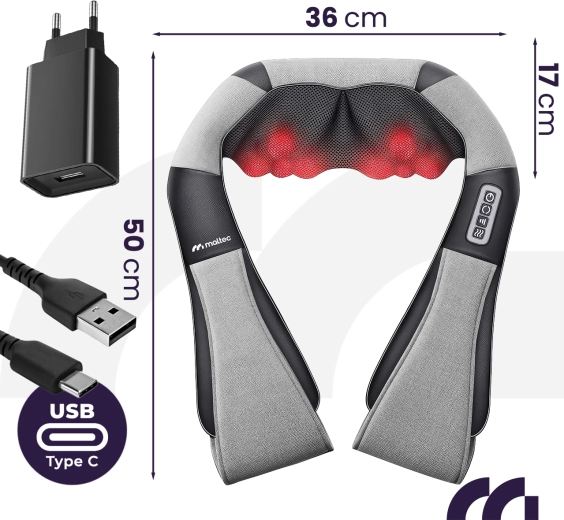 Trådløs skuldermassager MAX‑Comfy 2000