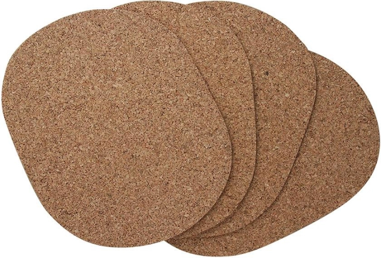 Sæt korkbordunderlag til bord 22 × 30 cm (4 stk.)