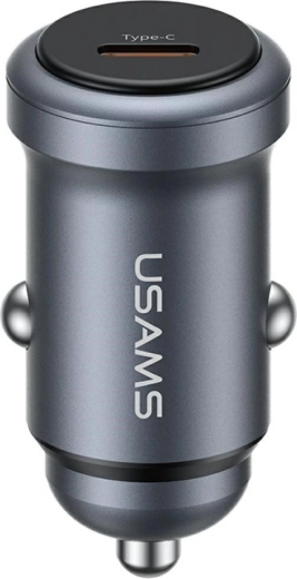 USAMS aluminiums-biloplader USB-C PD 30 W