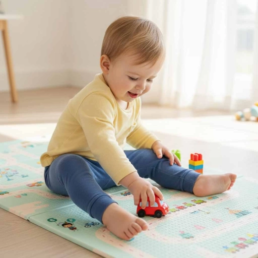 Blød dæmpning og skridsikkerhed for sikker leg