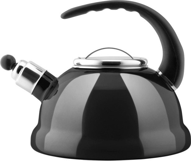 Izydor emaljeret kedel, tøndeform 2,5 l, grafit