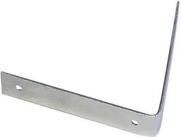 Konstruktionsvinkel 125 mm, galvaniseret (5 stk)