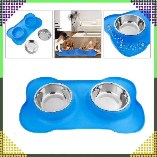 Skridsikker måtte formet som et kødben