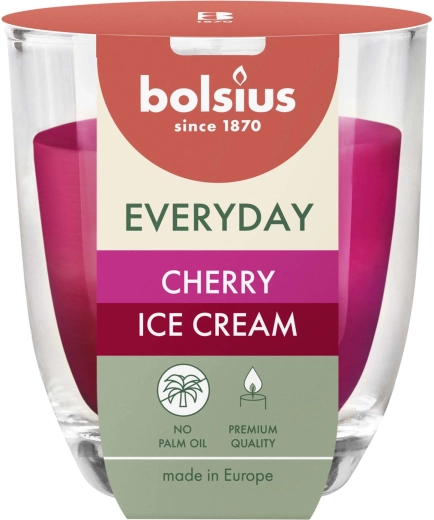 Duftlys i glas Cherry Ice Cream 8 × 7 cm