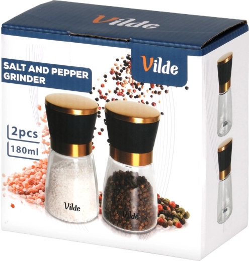Sæt med 2 kværne til salt og peber