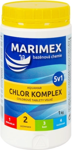 Marimex Komplex 5i1 multifunktionelle tabletter til pool 1 kg