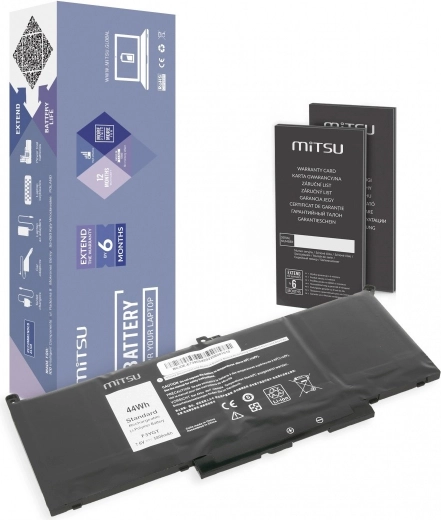 Mitsu-batteri til Dell Latitude 7390 og 7490 5800 mAh (44 Wh)