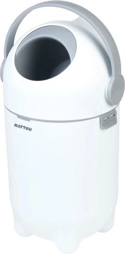 Blebøtte med lugtspærring og betjening med én hånd