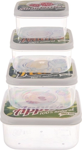 Gennemsigtige sider og tætsluttende låg