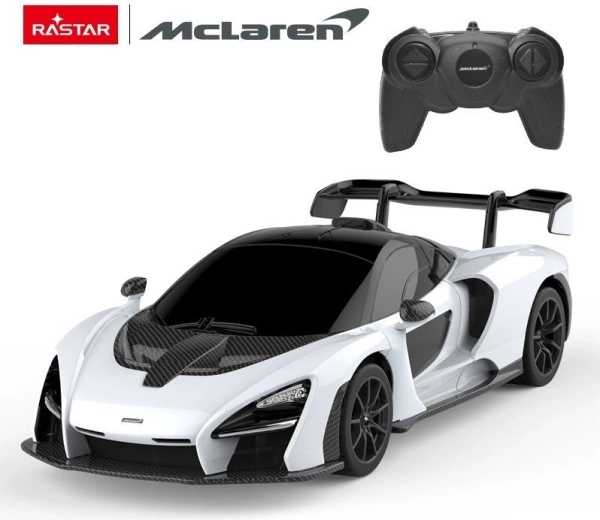 RC-bil McLaren Senna Rastar 1:24 hvid - 1 stk.