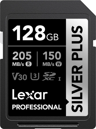 Lexar Professional Silver Plus SDXC hukommelseskort 128 GB