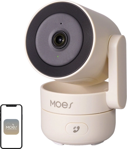 Moes indendørs Wi‑Fi PTZ IP-kamera 4 Mpx