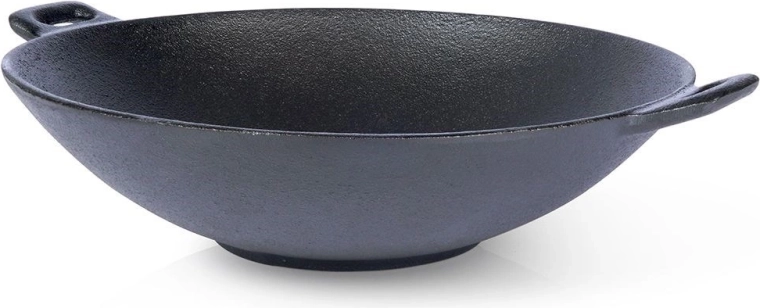 Støbejerns-wok 30 cm