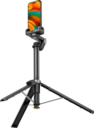 Selfie-stick, stativ og RGB-lys i én