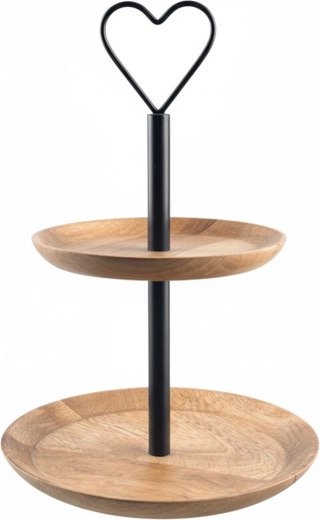 Naturligt mangotræ og stabilt metal