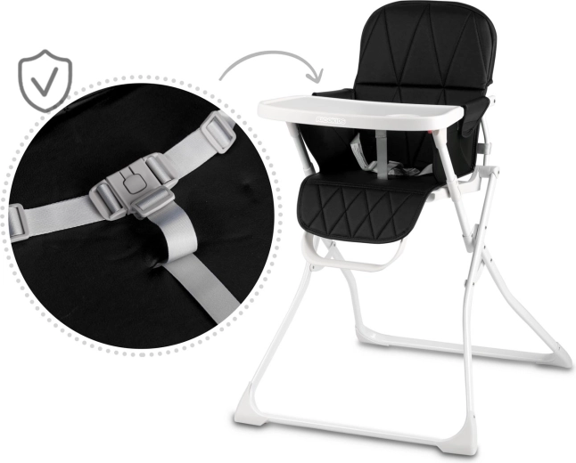 Sikker og behagelig siddestilling for børn 6–36 måneder