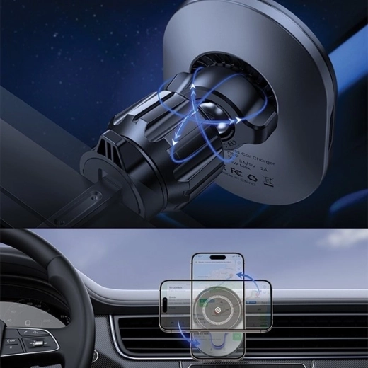 360° drejeled og solid klemme