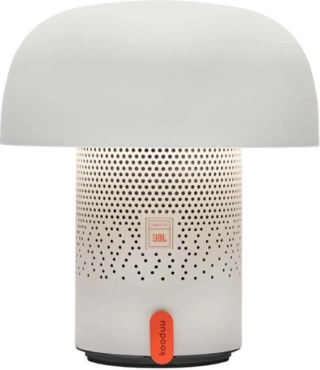 Bærbar lampe med højttaler Kooduu Sensa Play – Hvid