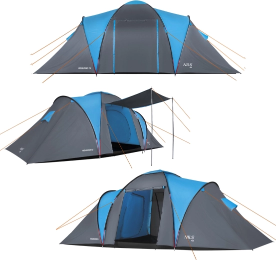 To sovekabiner og rummelig apsis for familiens komfort