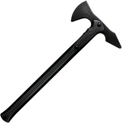 Træningstomahawk Cold Steel Trench Hawk Trainer, santopren, 450 g, sort