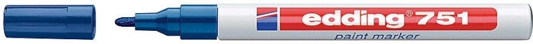 Lak-marker Edding 751 blå