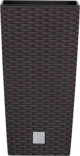Plantekumme Rato Square med indsats 17 × 17 × 32,4 cm, umbra
