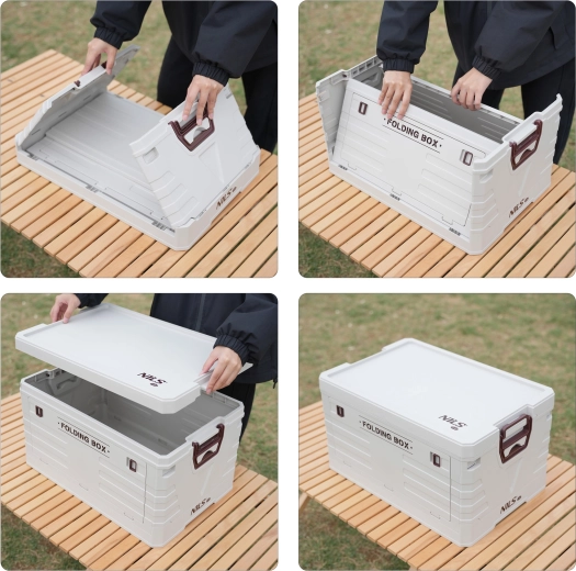 Kompakt og sammenklappelig konstruktion